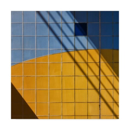 Trademark Fine Art Henk Van Maastricht 'Square Shadow' Canvas Art, 18x18 1X07523-C1818GG